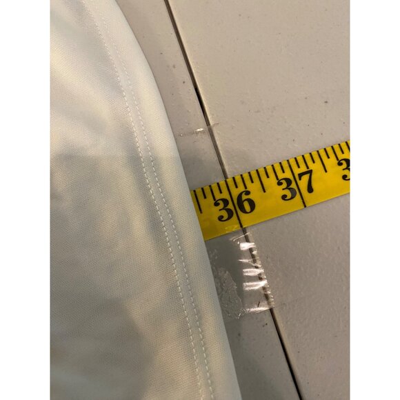 Floral Chiffon Dress or Long Blouse Crisscross Neckline & 3/4 Sleeves Size 0X XL - Picture 6 of 9